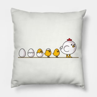 Chicken or the Egg Pillow