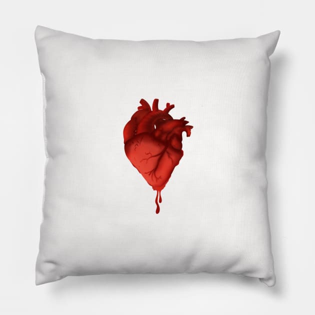 Anatomical Heart Pillow by Ale Coelho