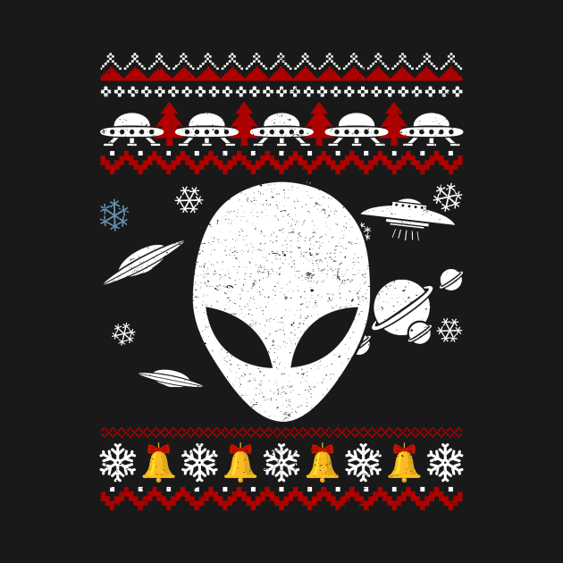 Men's Alien Ugly Christmas by maximel19722