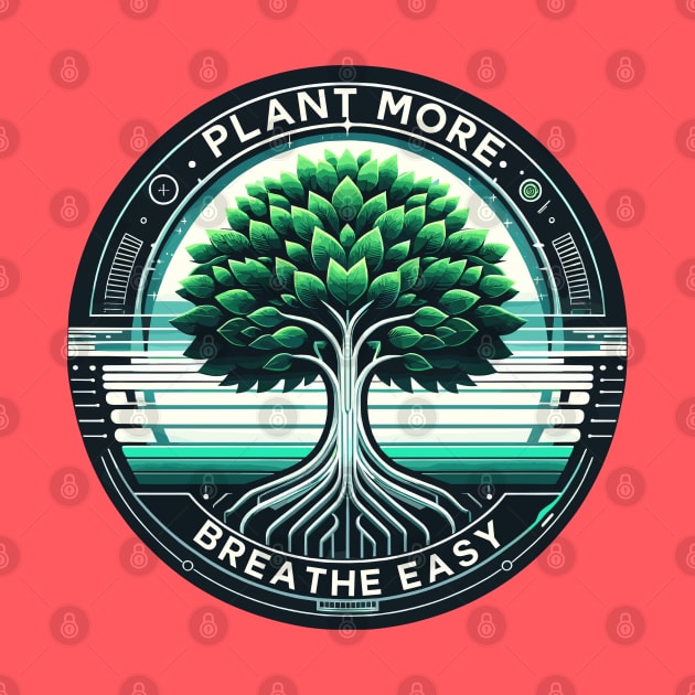 Plant More, Breathe Easy - Green Growth Manifesto by KimLeex