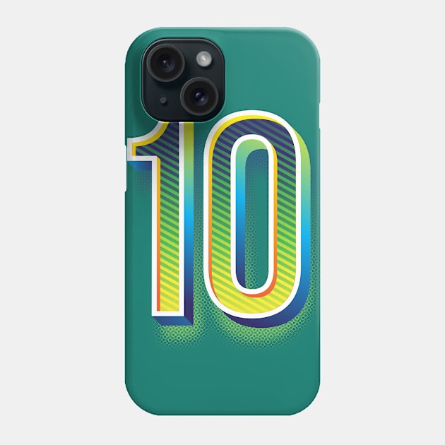 Float 10 Blue Green Phone Case by MplusC