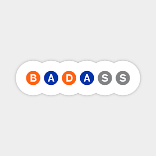 BADASS NYC Subway Icons Magnet