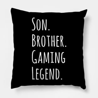 Son Brother Gaming Legend Pillow