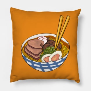 Chasu Ramen Noodle Soup Bowl Pillow