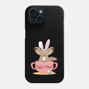 eggcited easter chinchilla Phone Case