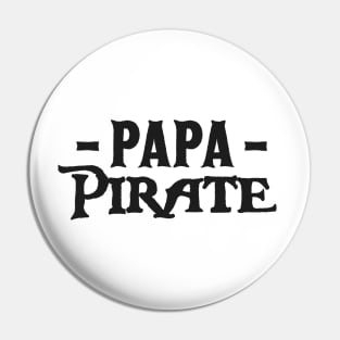 Papa Pirate Pin