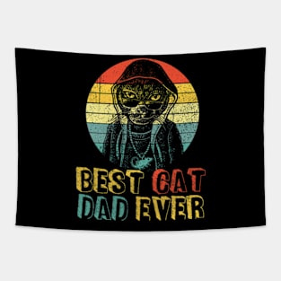 Best Cat Dad Ever Club 8 Tapestry