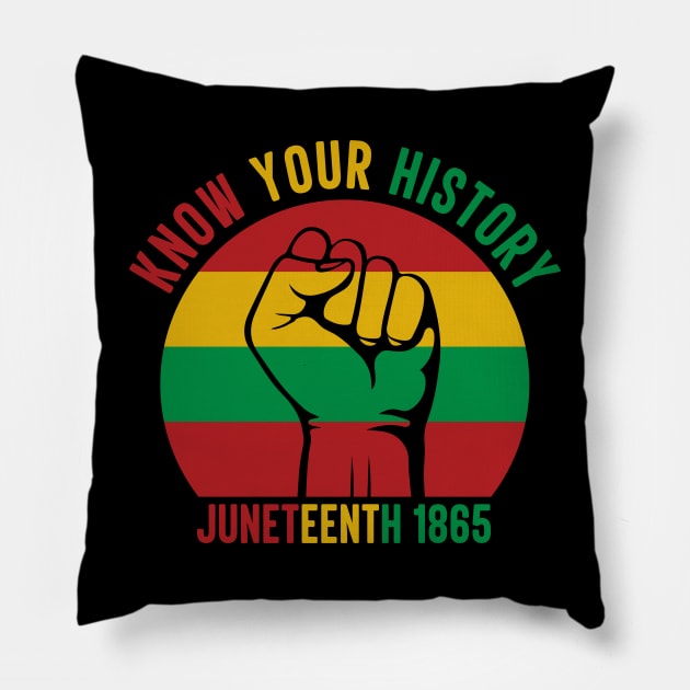 Juneteenth Is My Independence Juneteenth Day Black Women Pillow by amramna