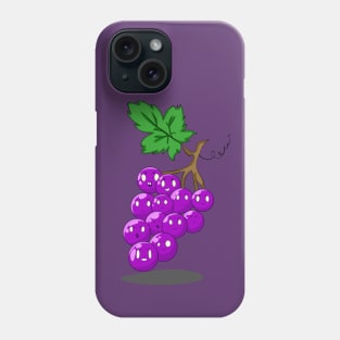 Kawaii Grapes with Faces Phone Case