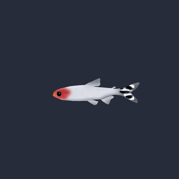 Rummy Nose Tetra by Moopichino