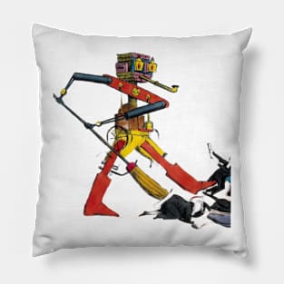 Intellectual Rebellion Robot Machine Progress Pillow