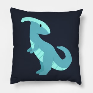 Cute Cyan Dinosaur Pillow