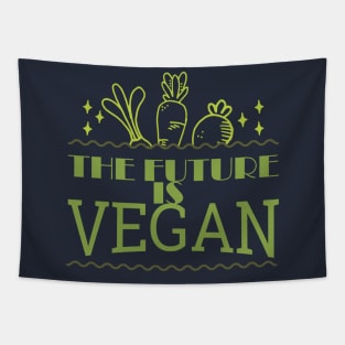 The Future Is Vegan Tapestry