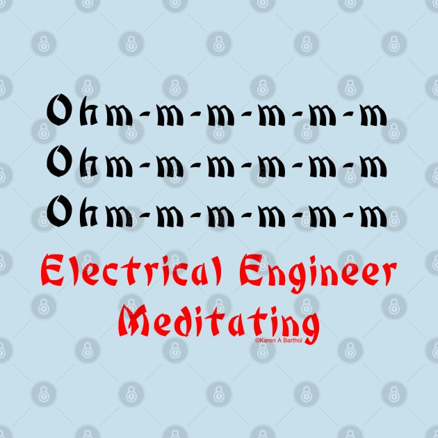 Electrical Engineer Meditating by Barthol Graphics