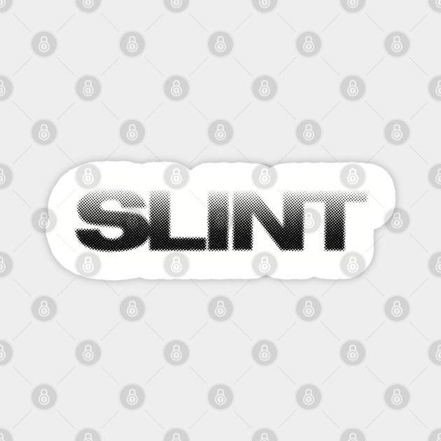 Slint Halftone (black) Magnet by Joada