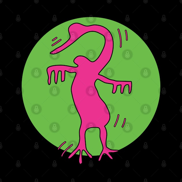 petroglyph fuchsia pink pet by Ricogfx