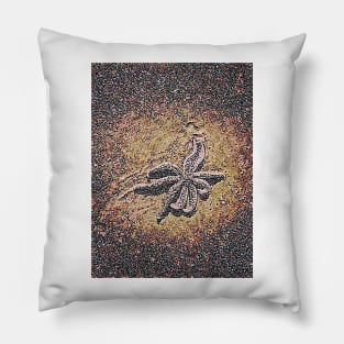 Golden Brown Starfish Pillow