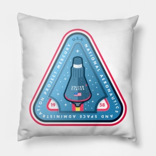 Project Mercury T Shirt Pillow