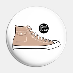 Shoe chuck pocket light brown Pin