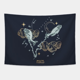 Pisces Constellation Tapestry