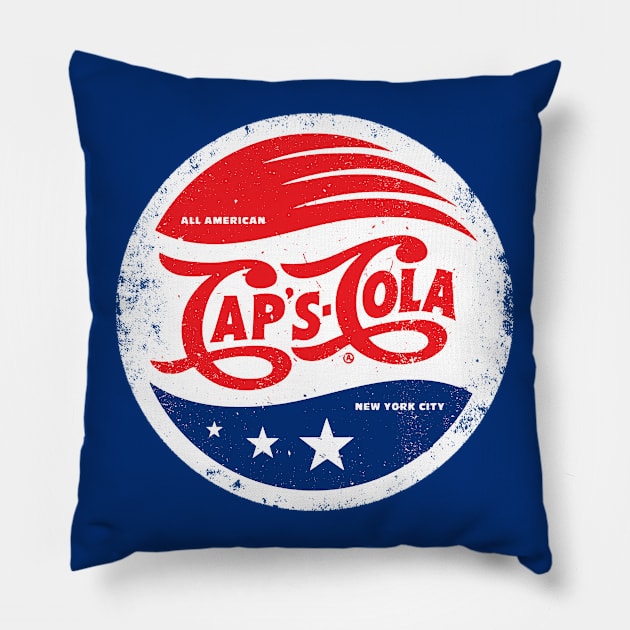 Caps Cola Pillow by Stationjack