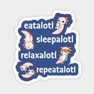 Simple Life of an Axolotl Magnet
