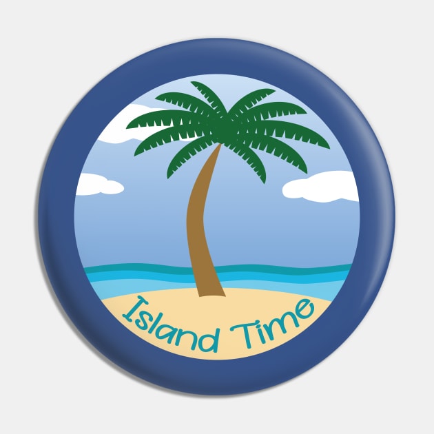 Island Time (on black) - Daydreaming of Aruba (or any island) Pin by JossSperdutoArt