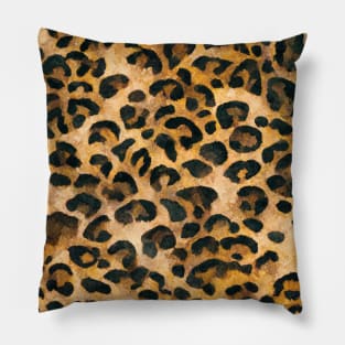 Leopard skin fur texture pattern Pillow