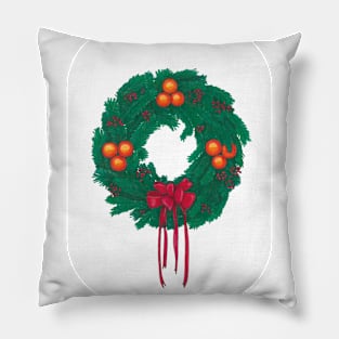 Christmas wreath Pillow