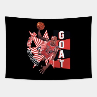 MJ Goat Basketball Legend Team! Tapestry