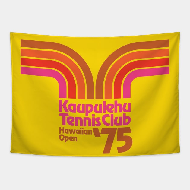 Hawaiian Tennis Open Tapestry by BurningSettlersCabin