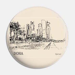 Doha Qatar Pin