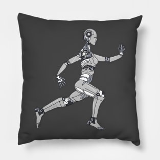 Robo run Pillow