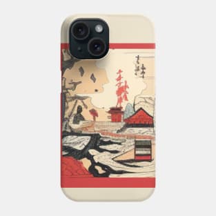 JAPANESE WOODBLOCK PRINT Phone Case