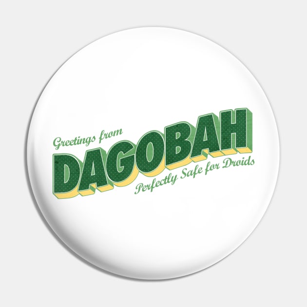 Greetings from Dagobah Tee Pin by CubeRider