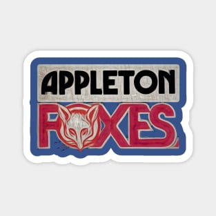 Appleton Foxes Baseball Magnet