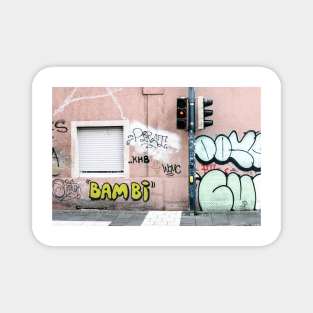 Graffiti on a wall Magnet