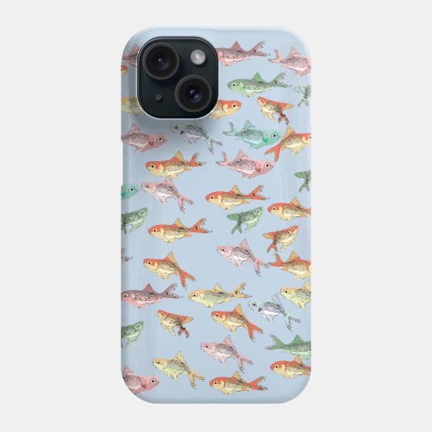 Cute Fish - colorful illustration Phone Case by Window House