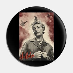 Hilda Ogden Coronation Street Inspired Design Pin
