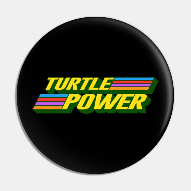 Turtle Power Pin by PlatinumBastard