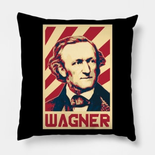 Richard Wagner Retro Propaganda Pillow