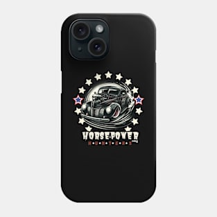 Horsepower Hunter - Vintage Classic American Muscle Car - Hot Rod and Rat Rod Rockabilly Retro Collection Phone Case