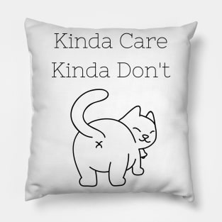 Kinda Care Kinda Don't Pillow