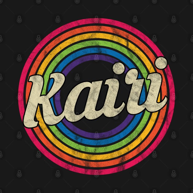 Kairi - Retro Rainbow Faded-Style by MaydenArt