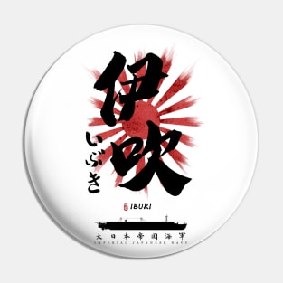 IJN Ibuki Carrier Calligraphy Pin