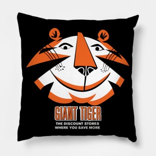 Giant Tiger Defunct Grocery Store USA Pillow