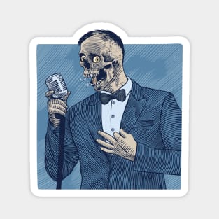 Jazz Skull Magnet