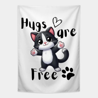 Hugs are free Tapestry