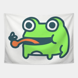 Frog And Fly Tapestry
