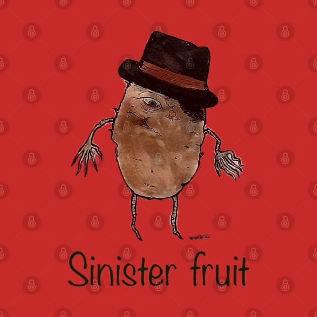 Sweet Potato with Fedora by Sinister Fruit